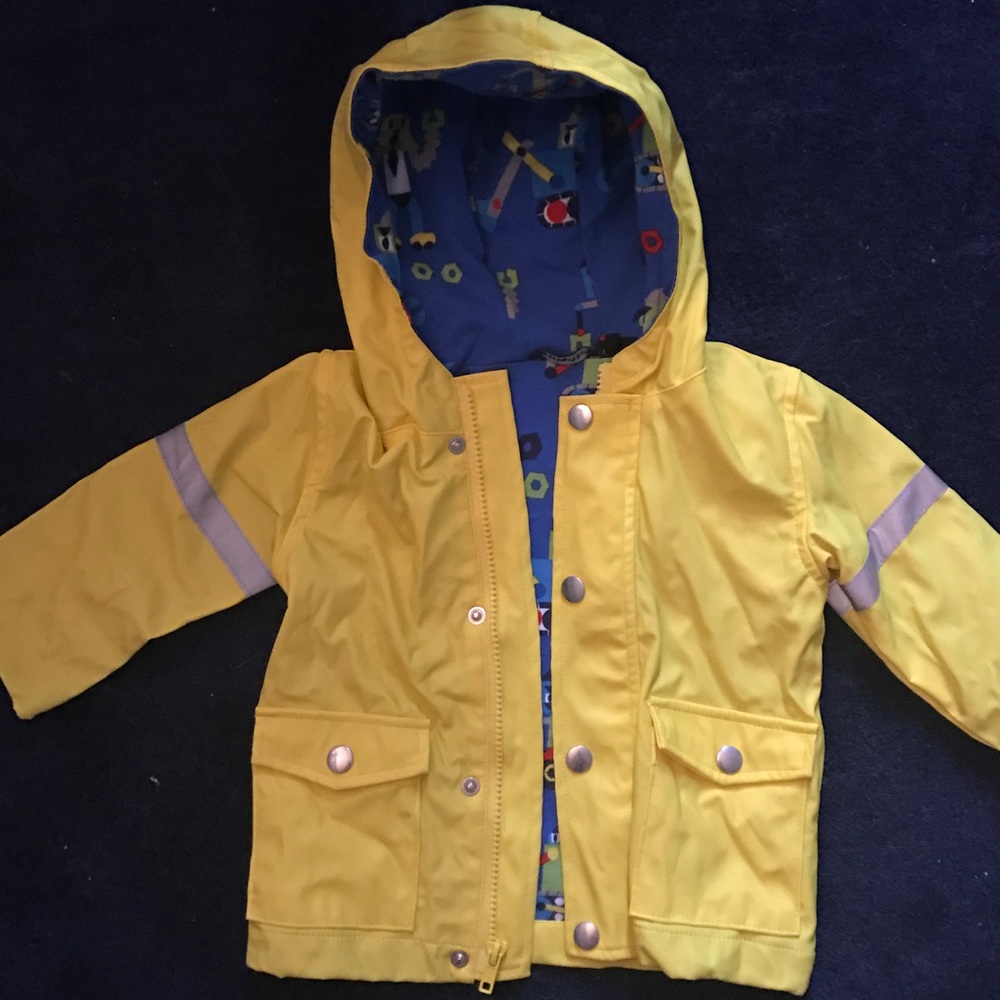 Marimekko Rain Coat with reflective sleeves